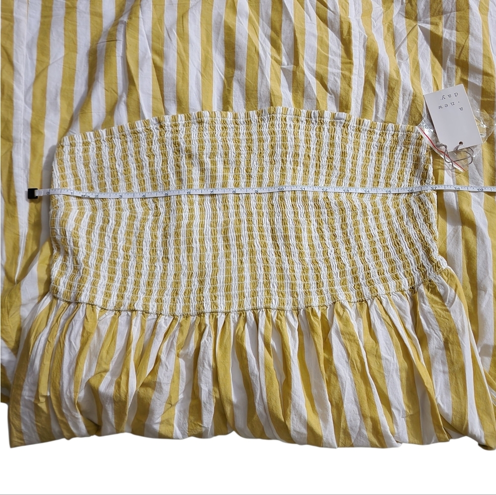 A New Day sz XXL Striped smocked bandeau tube sundress - Picture 5 of 6